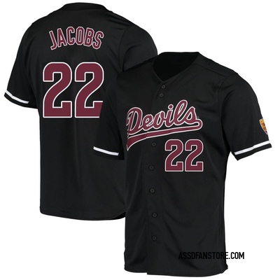 Men's Ben Jacobs Arizona State Sun Devils Replica Baseball Jersey - Black