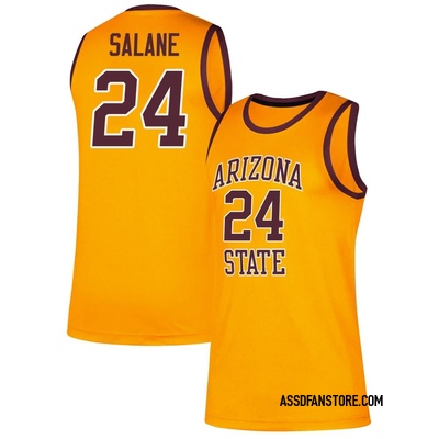 Men's Dame Salane Arizona State Sun Devils Replica Classic Basketball Jersey - Gold