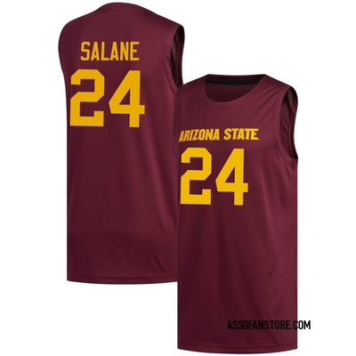 Men's Dame Salane Arizona State Sun Devils Replica Maroon Basketball Jersey