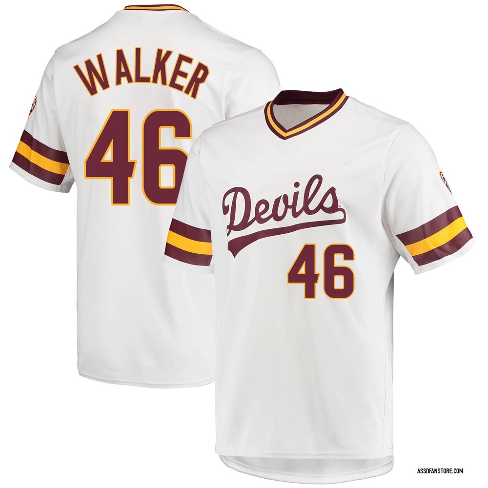 Men's Jacob Walker Arizona State Sun Devils Replica Baseball Jersey - White