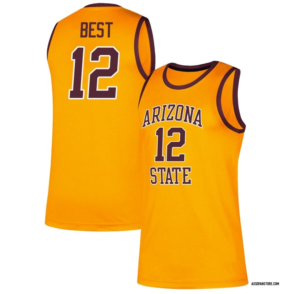 Men's Trevor Best Arizona State Sun Devils Replica Classic Basketball Jersey - Gold
