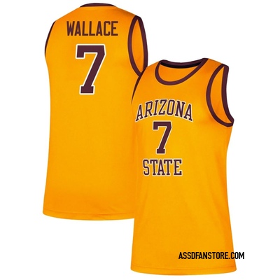 Men's Vijay Wallace Arizona State Sun Devils Replica Classic Basketball Jersey - Gold