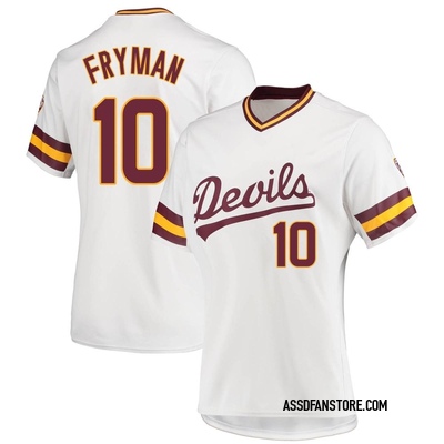 Women's Bennett Fryman Arizona State Sun Devils Replica Baseball Jersey - White
