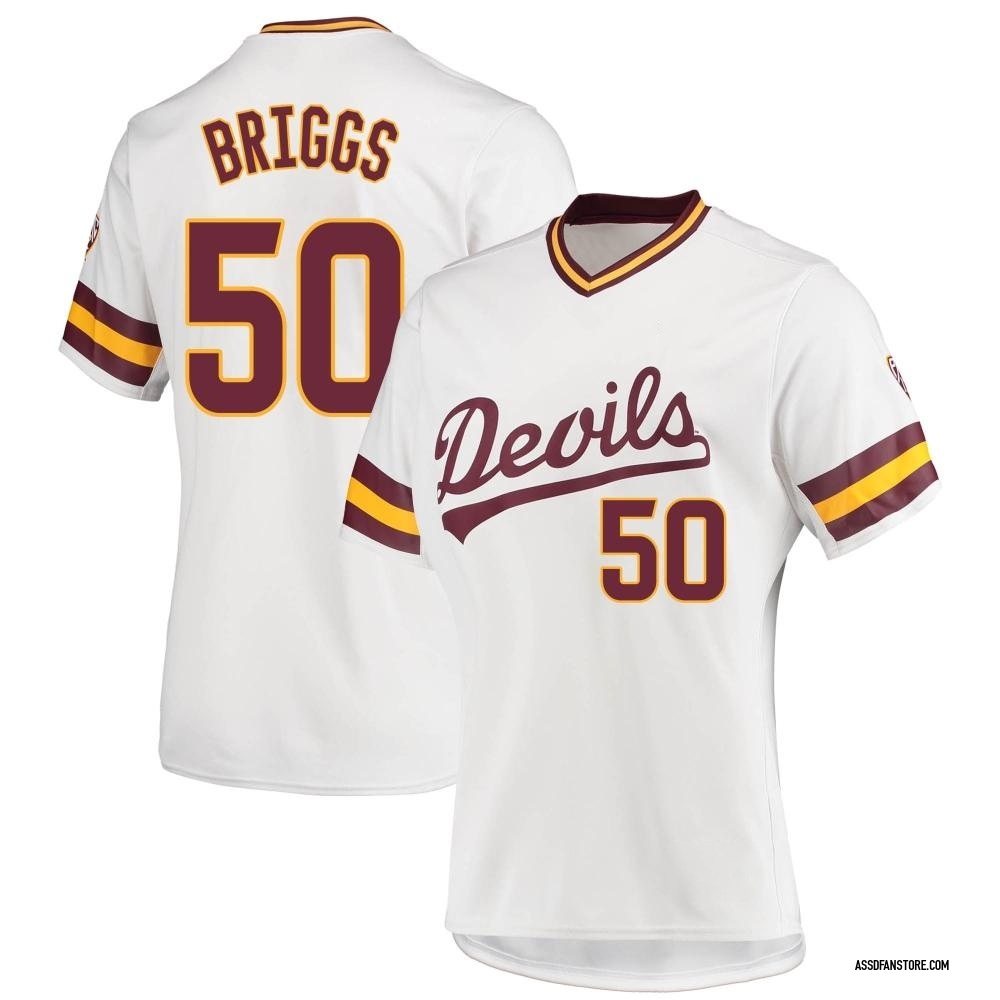 Women's Brody Briggs Arizona State Sun Devils Replica Baseball Jersey - White