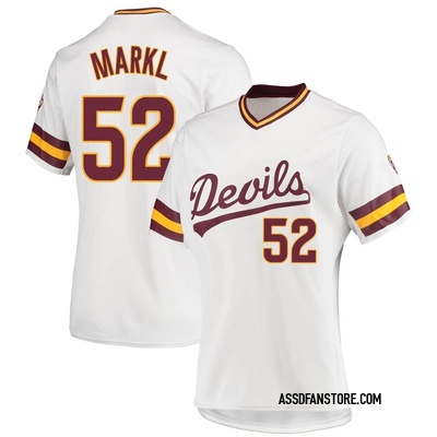 Women's Connor Markl Arizona State Sun Devils Replica Baseball Jersey - White