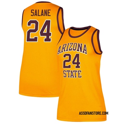 Women's Dame Salane Arizona State Sun Devils Replica Classic Basketball Jersey - Gold
