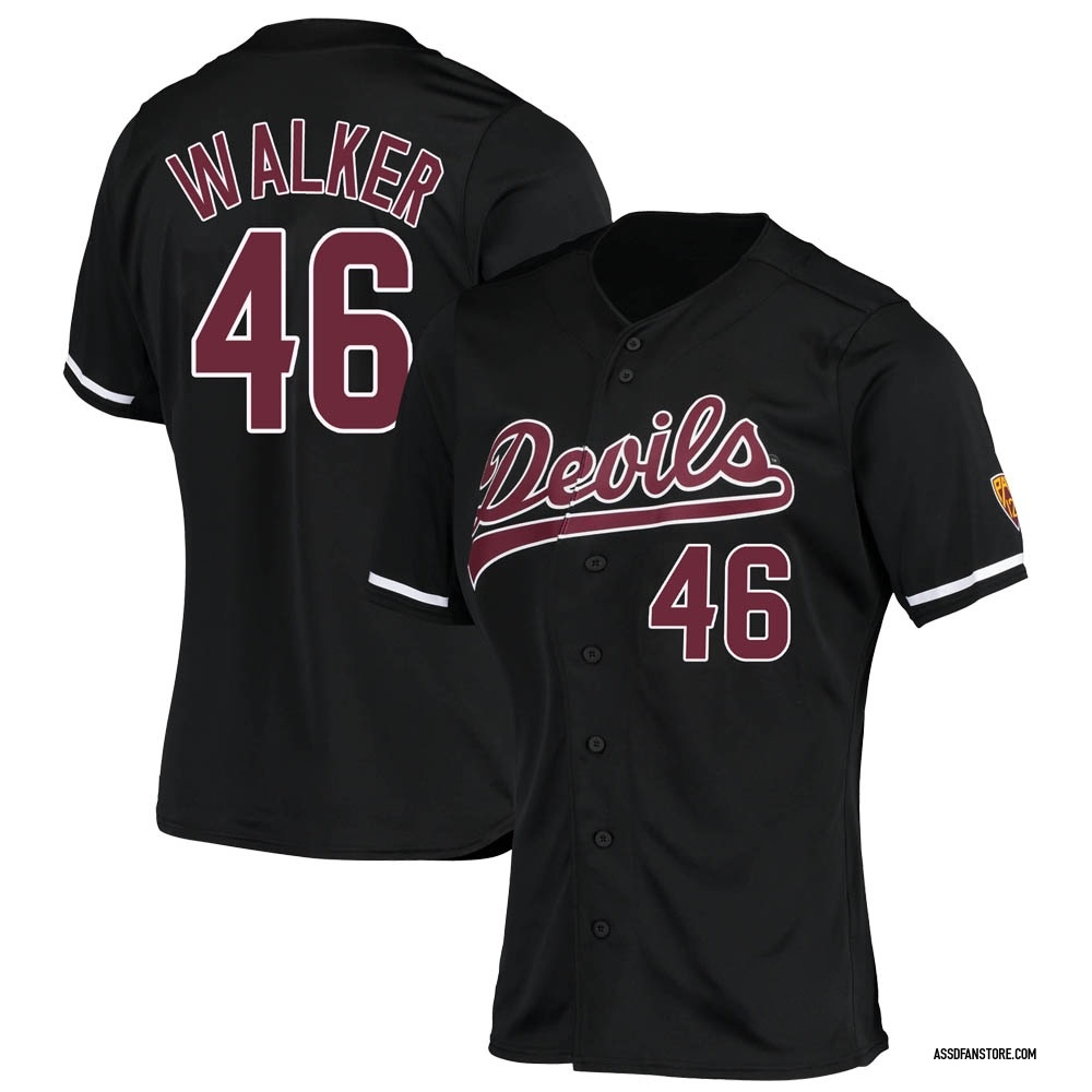 Women's Jacob Walker Arizona State Sun Devils Replica Baseball Jersey - Black
