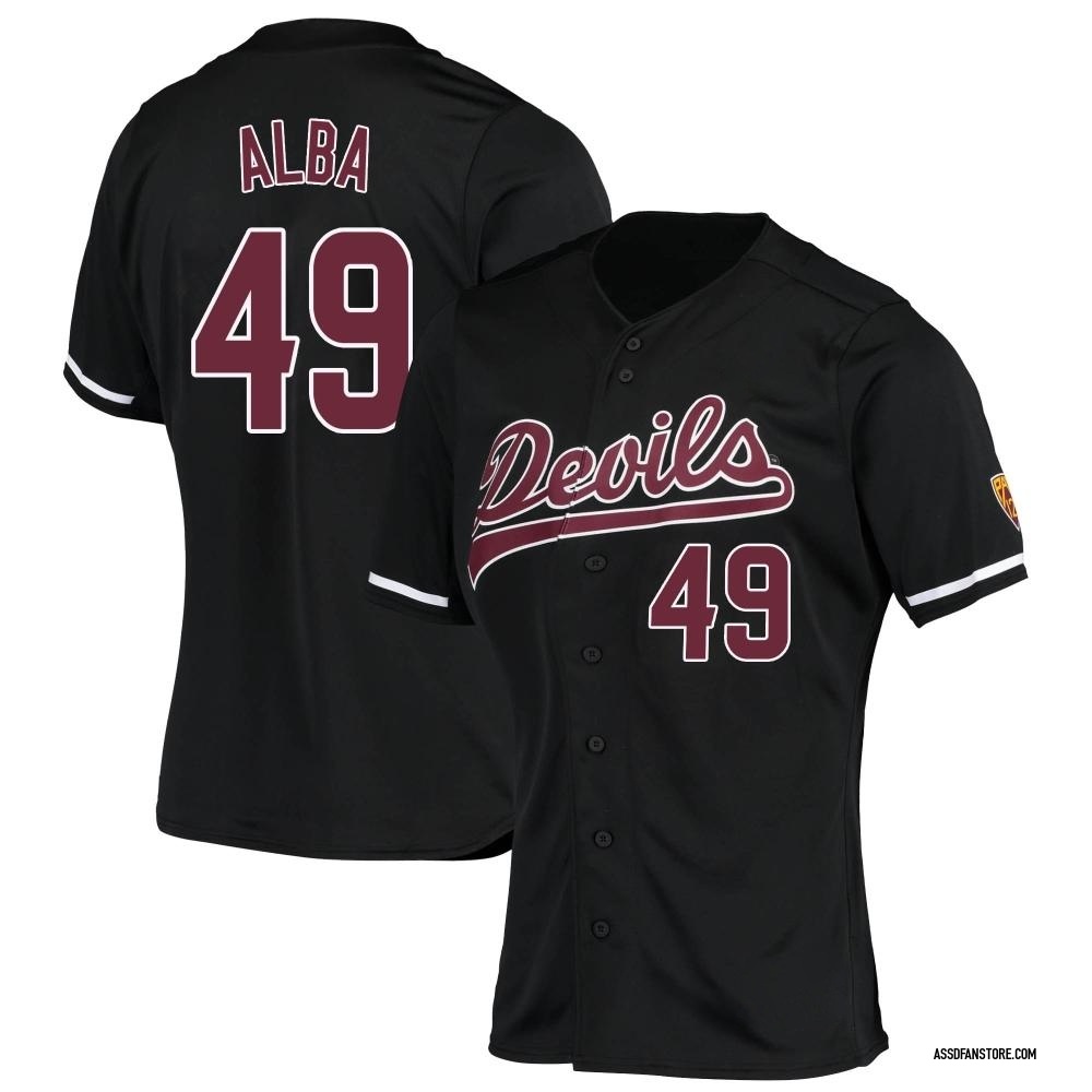 Women's Jaden Alba Arizona State Sun Devils Replica Baseball Jersey - Black