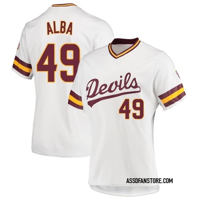 Women's Jaden Alba Arizona State Sun Devils Replica Baseball Jersey - White
