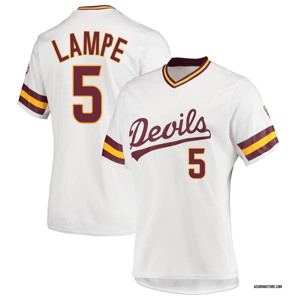 Women's Joe Lampe Arizona State Sun Devils Replica Baseball Jersey - White