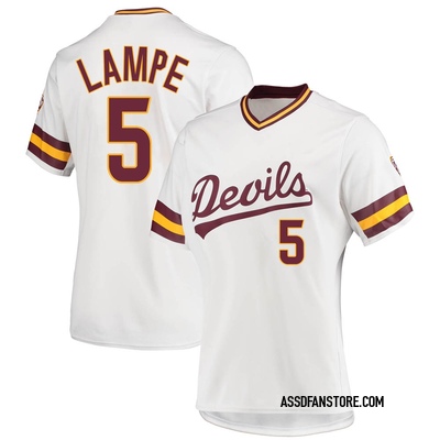 Women's Joe Lampe Arizona State Sun Devils Replica Baseball Jersey - White