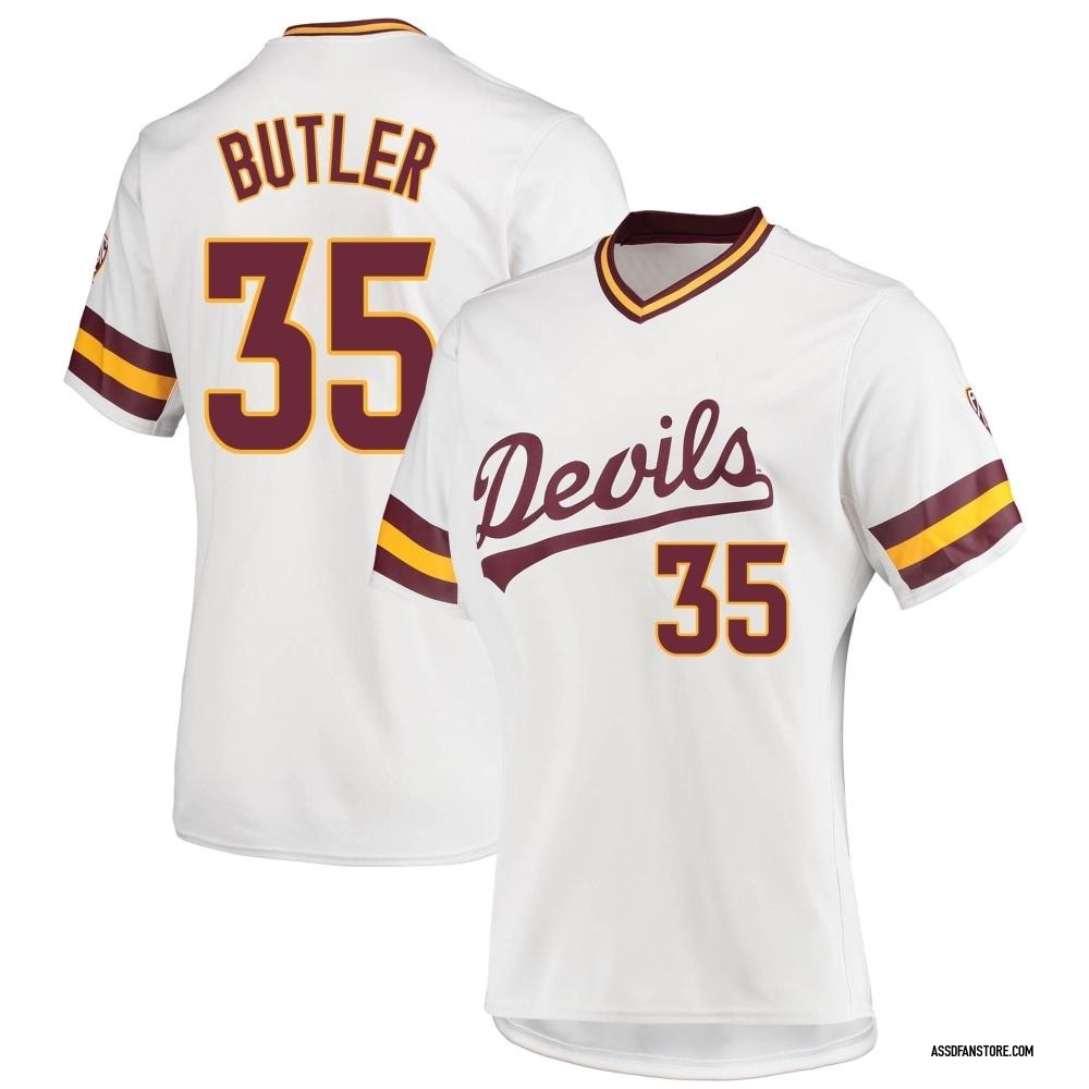 Women's Josh Butler Arizona State Sun Devils Replica Baseball Jersey - White