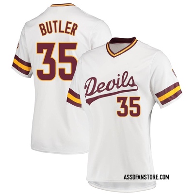Women's Josh Butler Arizona State Sun Devils Replica Baseball Jersey - White