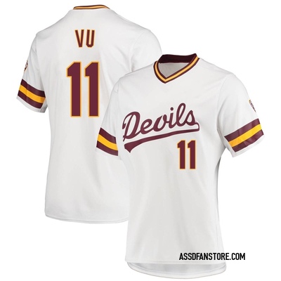 Women's Kien Vu Arizona State Sun Devils Replica Baseball Jersey - White