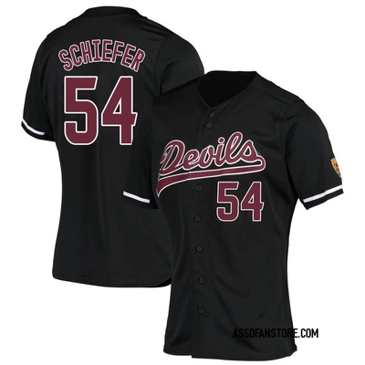 Women's Ryan Schiefer Arizona State Sun Devils Replica Baseball Jersey - Black