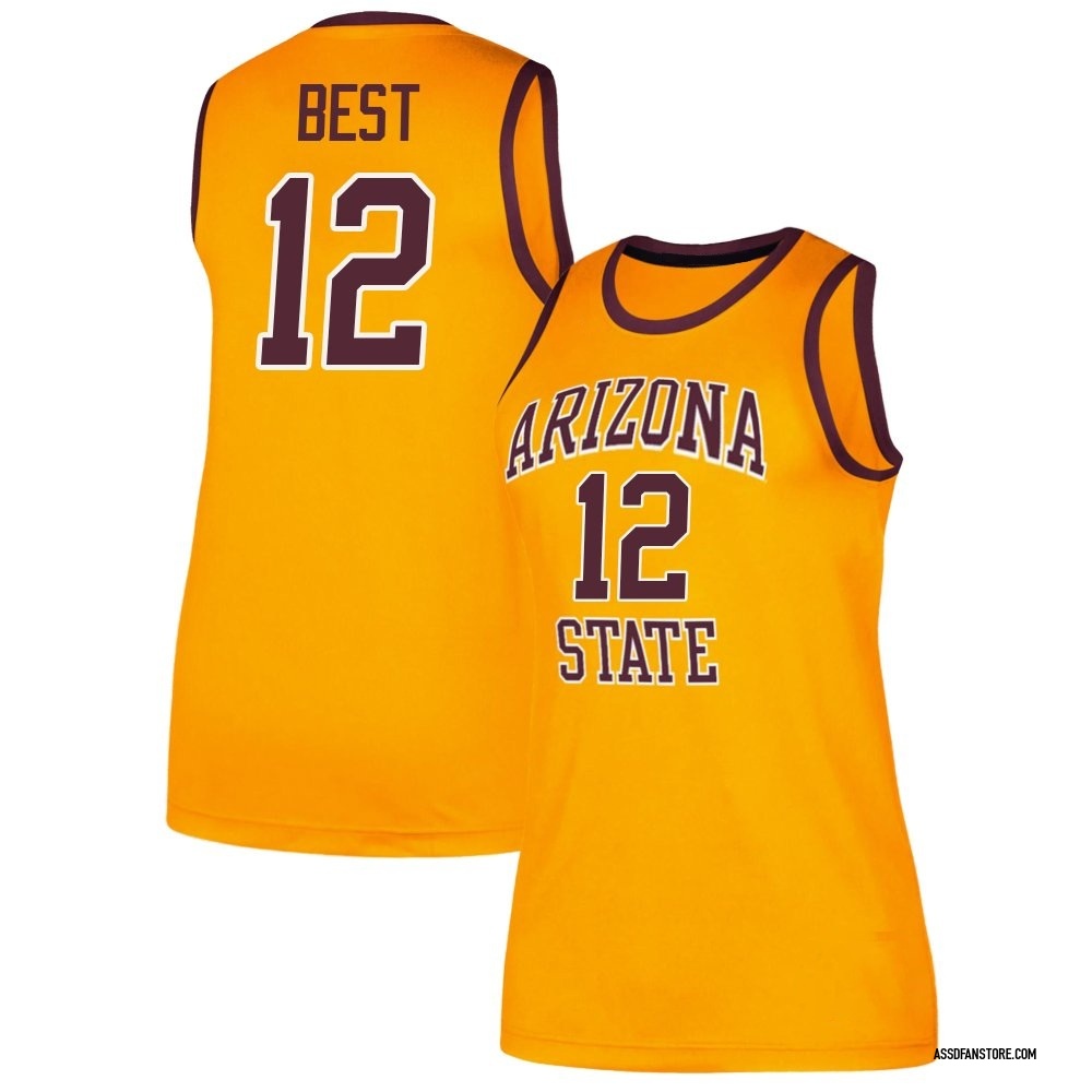 Women's Trevor Best Arizona State Sun Devils Replica Classic Basketball Jersey - Gold