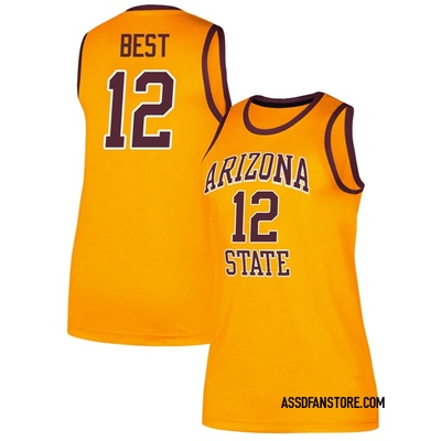 Women's Trevor Best Arizona State Sun Devils Replica Classic Basketball Jersey - Gold
