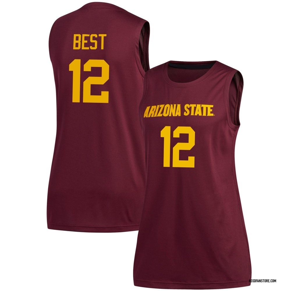 Women's Trevor Best Arizona State Sun Devils Replica Maroon Basketball Jersey