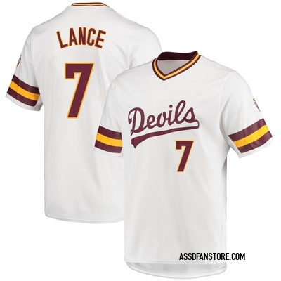 Youth Eamonn Lance Arizona State Sun Devils Replica Baseball Jersey - White