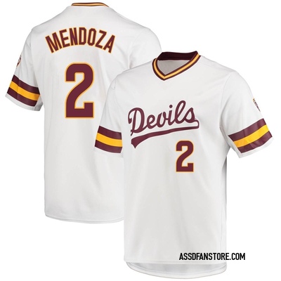Youth Ethan Mendoza Arizona State Sun Devils Replica Baseball Jersey - White