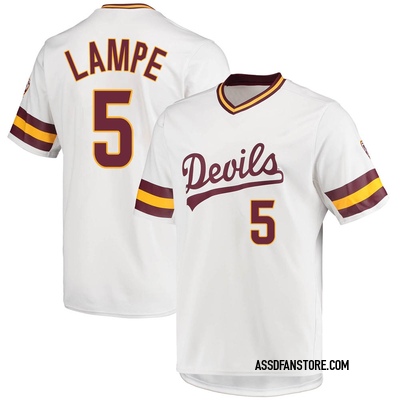Youth Joe Lampe Arizona State Sun Devils Replica Baseball Jersey - White