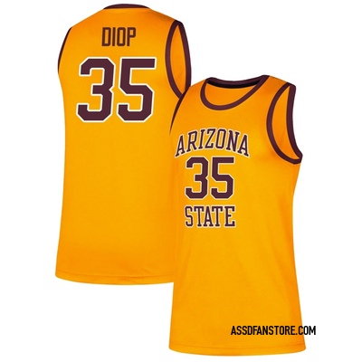 Youth Massamba Diop Arizona State Sun Devils Replica Classic Basketball Jersey - Gold