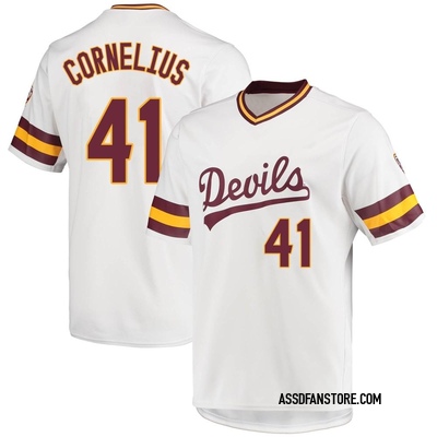 Youth Matt Cornelius Arizona State Sun Devils Replica Baseball Jersey - White