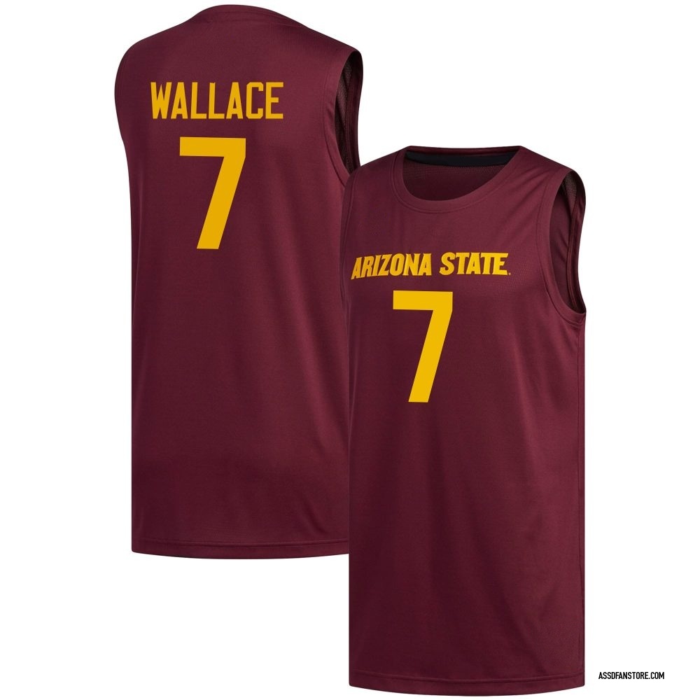 Youth Vijay Wallace Arizona State Sun Devils Replica Maroon Basketball Jersey